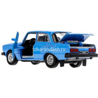 Машина "Ретро-модель" сиреневая, инерционная, металл 12,5см (открывающиеся двери) AZLK2140M-12-PRP от магазина "Карандаш"