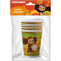 Набор стаканов 0,2л "Чебурашка" 6шт ND 80107520 от магазина "Карандаш"