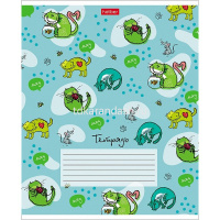 Тетрадь А5 18л клетка "Забавные истории" на скобе 5 дизайнов 18Т5В1/067612 от магазина "Карандаш"