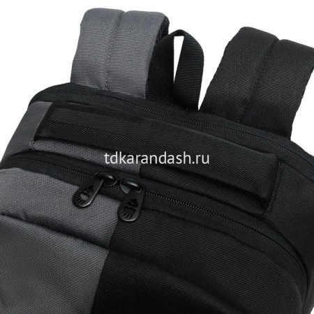 Рюкзак 42х28х14см, 690гр, 2 отделения, 3 кармана, серый/черный RD-447-1/3 от магазина "Карандаш"
