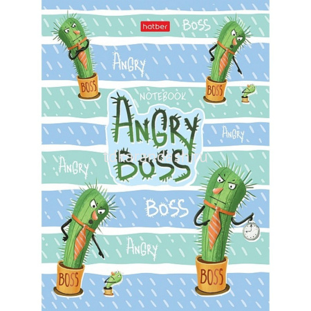 Бизнес-блокнот А6 64л "Angry Boss" клетка/линия 7БЦ 64ББ6В5_23586/066211