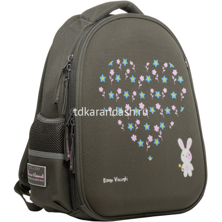 Рюкзак "Зефирный зайка" 30х38х20см, 1000гр, 2 отделения, 2 кармана, темно-серый 12-001-095/06 от магазина "Карандаш"