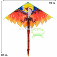 Воздушный Змей Огненный дракон 185х150см 00-3520 от магазина "Карандаш"