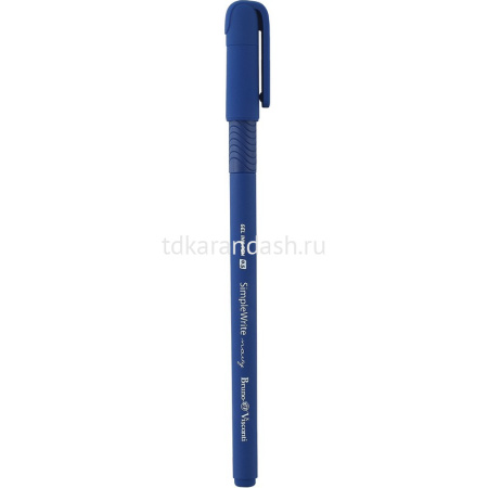 Ручка гелевая "SimpleWrite Navy" 0,5мм черная, синий корпус 20-0459 от магазина "Карандаш"
