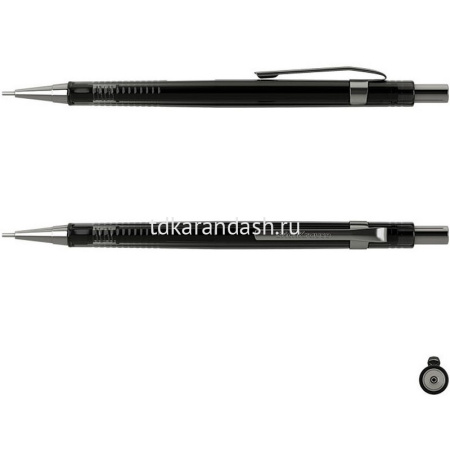Карандаш механический 0,5мм "Black Pointer" HB с ластиком, пластик, двенадцатигранный корпус 22005 от магазина "Карандаш"