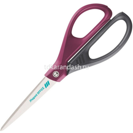 Ножницы 21см "Essentials Green Deco" сталь, ручки пластик, эргономичные, цвет ассорти 468101 от магазина "Карандаш"