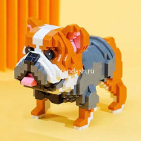 Конструктор 3D "Пёсик в костюме-2" 1021 деталь 15х14х9см пластик 18394BA от магазина "Карандаш"