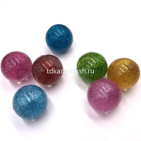 Мяч-попрыгунчик "Блестки" 4,5см, 3 цвета Y7268-18 от магазина "Карандаш"
