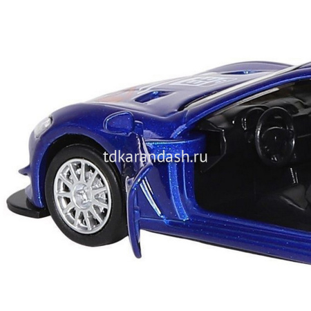 Машина "Maserati Gran Turismo" синяя инерционная, металл 17,5см (свет, звук, откр.двери) JB1200178 от магазина "Карандаш"