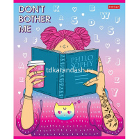 Тетрадь А5 48л линия "Деffчонки" на скобе 5 дизайнов 48Т5В2/071774 от магазина "Карандаш"