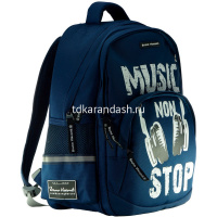 Рюкзак "Music" 40х30х19см, 800гр, 2 отделения, 3 кармана, синий 12-002/61 от магазина "Карандаш"