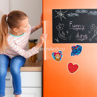 Алмазная мозаика 8х7,5см "Мяу граффити" 3шт. на магните полная выкладка ALVM-305 от магазина "Карандаш"