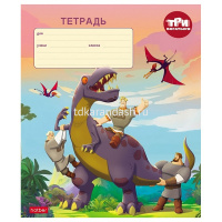 Тетрадь А5 18л клетка "Три богатыря" на скобе 5 дизайнов 18Т5В1/097150 от магазина "Карандаш"
