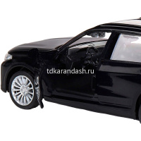 Картинка Машина "BMW X7" черная, инерционная, металл 17,5см (свет, звук, откр.двери) JB1251256 от магазина "Карандаш" Машина "BMW X7" черная, инерционная, металл 17,5см (свет, звук, откр.двери) JB1251256 от магазина "Карандаш"