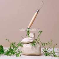 Пластилин скульптурный 500гр. белый, мягкий 810025 от магазина "Карандаш"