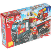 Конструктор "Камаз-перевозчик с мотоциклом" 111 деталей 5762-KK от магазина "Карандаш"