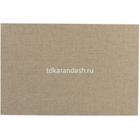 Холст на МДФ, 20х30см 45% хлопок 55% лён, мелкое зерно, 280г/м2 2683103-20х30 от магазина "Карандаш"