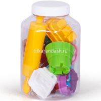 Набор инструментов для моделирования 15шт. (9 формочек, 4 штампика, скалка, стек) LEP01 от магазина "Карандаш"