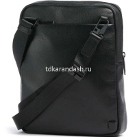 Сумка "Russel" 27х22х6см 1 отделение, черная, натуральная кожа CA1816W137/N от магазина "Карандаш"