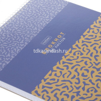 Блокнот А4 96л "RISOTTO" клетка, на спирали, жесткая подложка УФ-лак 093127 от магазина "Карандаш"