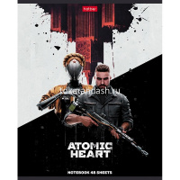 Тетрадь А5 48л клетка "Atomic Heart №1" на скобе 5 дизайнов 48Т5В1/084375 от магазина "Карандаш"