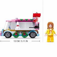 Конструктор "Фургон с подарками" 143 детали 19х24х4,5см пластик M38-B0889D от магазина "Карандаш"