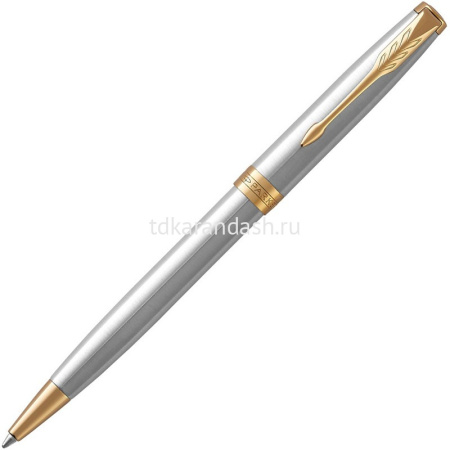 Ручка РШ "Parker Sonnet Stainless Steel JT" М черная в подар.уп. 1931507