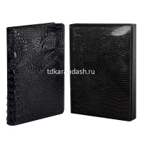 Ежедневник недатированный А5+ "Escalada" 320стр., черный, искус.кожа "Аллигатор" в коробке 67177 от магазина "Карандаш"