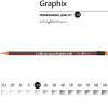 Карандаш чернографитный "Graphix" НВ, с ластиком 21-0007 от магазина "Карандаш"
