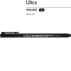 Ручка капиллярная "Ultra" 0,4мм черная 36-0003 от магазина "Карандаш"