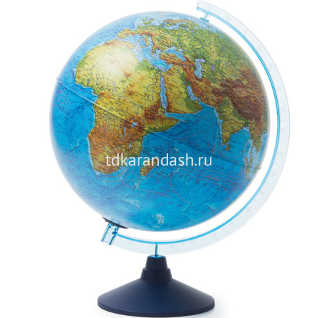 Глобус 320мм Земли физико-политический с подсветкой от батареек Классик Евро Ве013200264
