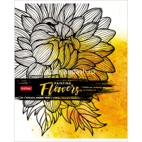 Тетрадь А5 48л клетка "Танец лепестков" на скобе 3D лак матовая ламинация 5 дизайнов 062736 от магазина "Карандаш"