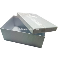 Коробка подарочная с бантом "Белая" 21х14х8см, картон 11478-24 от магазина "Карандаш"