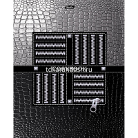 Тетрадь А5 96л клетка "Silver style" на скобе 3D фольга 3D лак матовая ламинация 96Т5лофлВ1/050526 от магазина "Карандаш"