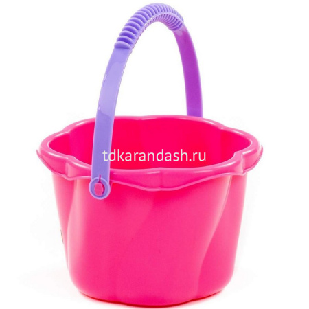Ведро "Цветок" среднее 10х16х16см пластик, 4 цвета №4 94193 от магазина "Карандаш"
