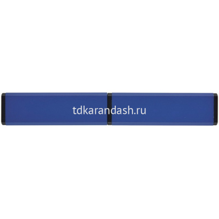 Футляр-туба для ручки прямоугольный, металл, синий 2-665/03 от магазина "Карандаш"