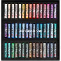 Пастель 45 цветов мягкая, прямоугольная, картон 253411962 от магазина "Карандаш"