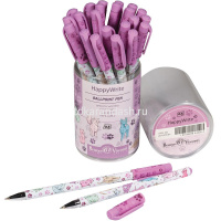 Ручка шариковая "HappyWrite. Кошки" 0,5мм синяя 20-0215/64 от магазина "Карандаш"
