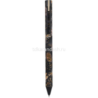 Ручка гелевая "Flora. Black night" 0,38мм черная, автомат, корпус Soft Touch, 3 вида 20-0467 от магазина "Карандаш"