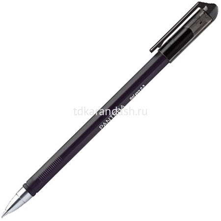 Ручка гелевая "Pantera" 0,5мм черная, трехгранный корпус 060750
