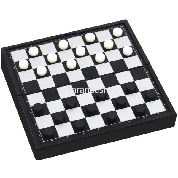 Набор игр 4в1 "Шахматы, шашки, ходилка, лудо" 14,5х14,5х2см магнитное поле, пластик 2312234/S4402-7 от магазина "Карандаш"