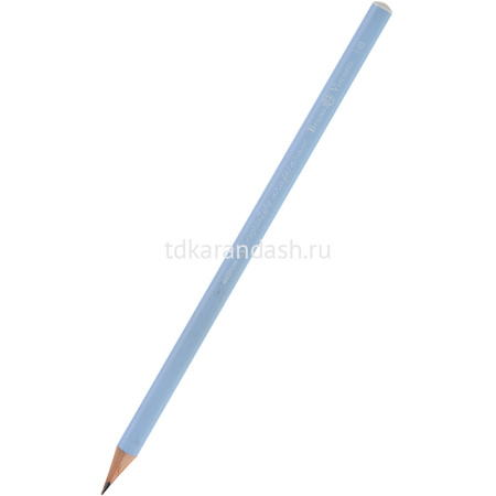Карандаш чернографитный "Graphix Zefir" нежно-голубой НВ 21-0045/03