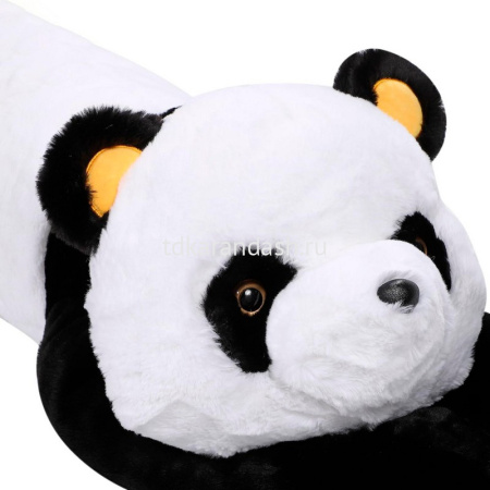 Панда 65см лежачая, с пледом, черно-белая XM24863 от магазина "Карандаш"