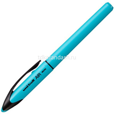 Ручка-роллер "Uni-Ball Air" 0,5мм синяя, корпус голубой 126017/UBA-188E
