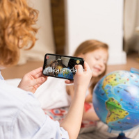 Глобус 210мм Зоогеографический детский, интерактивный, с очками и подсветкой INT12100296 от магазина "Карандаш"