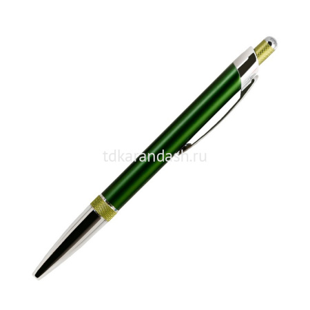 Ручка РШ "Bali" зеленый/салатовый, корпус алюминий, отделка - хром 15BP0006-040