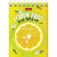 Блокнот А7 40л "Сладкое настроение" клетка, на спирали 6 дизайнов 081190 от магазина "Карандаш"