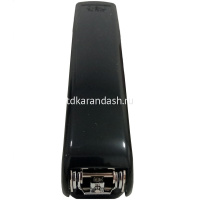 Степлер №24/6,26/6 25л глубина 45мм со скобами, пластик, черный E0306 от магазина "Карандаш"