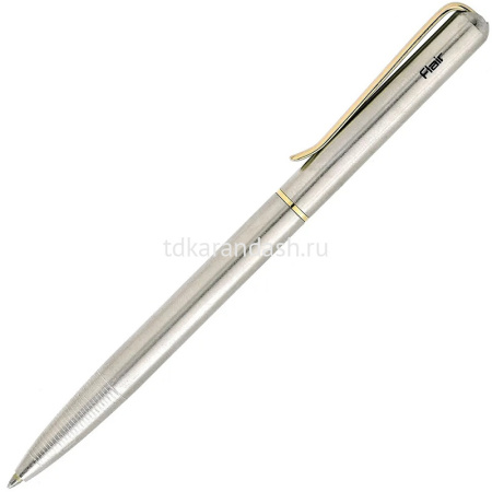 Ручка шариковая "Triumph" 0,7мм синяя, металл, светло-золотой корпус F-1085