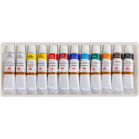 Краски масляные 12 цветов 10мл туба Сонет 2641099 от магазина "Карандаш"